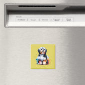 Havanese Dog Magnet (In Situ (Geschirrspüler))