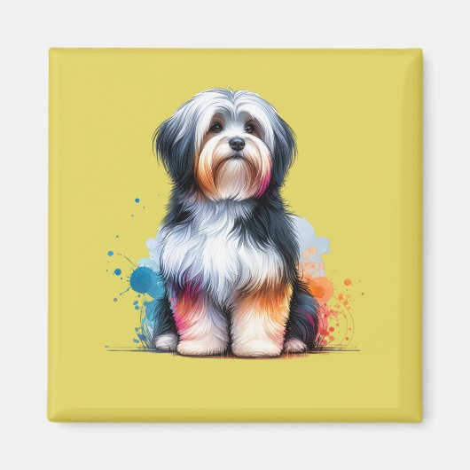 Havanese Dog Magnet (Vorne)
