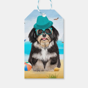 Havanese Dog on Beach Geschenkanhänger