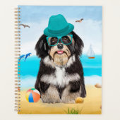 Havanese Dog on Beach Planer (Vorderseite)