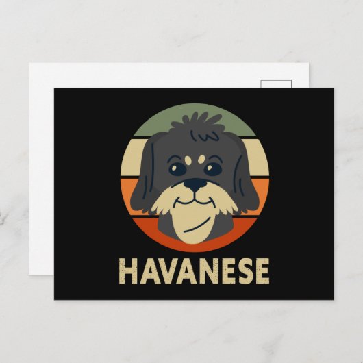 Havanese | Dog Owner Havaneses Postkarte (Vorne/Hinten)
