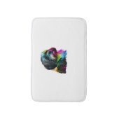 Havanese Dog Pop Art Design Havanese Badematte (Vorderseite Vertikal)