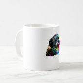 Havanese Dog Pop Art Design Havanese Kaffeetasse (Vorderseite Links)