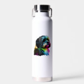 Havanese Dog Pop Art Design Havanese Trinkflasche (Vorne)