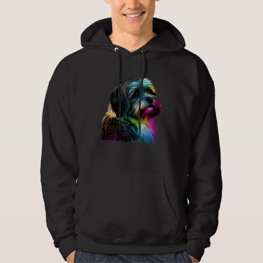 Havanese Dog Pop Havanese Hoodie (Vorderseite)