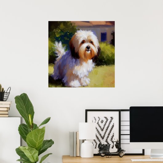 Havanese Dog Poster (Heimbüro)