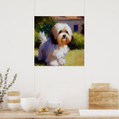 Havanese Dog Poster (Küche)