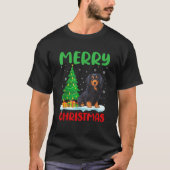 Havanese Dog Tree Xmas Sweater Men Ugly Chri T-Shirt (Vorderseite)