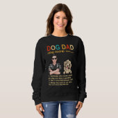 Havanese Dog Vater Definition für Daddy Vathers Da Sweatshirt (Vorne ganz)