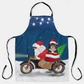 Havanese Dog Weihnachtsmann Schürze (Vorderseite)