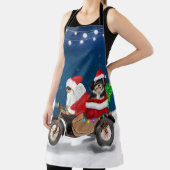 Havanese Dog Weihnachtsmann Schürze (InSitu)