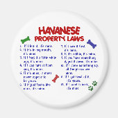HAVANESE-Eigentumsrecht 2 Magnet (Vorne)