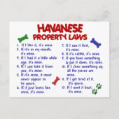HAVANESE-Eigentumsrecht 2 Postkarte (Vorderseite)