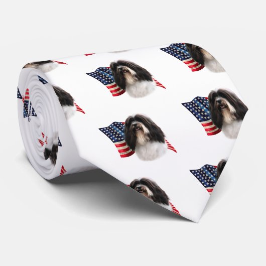 Havanese Flag Krawatte (Gerollt)