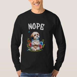 Havanese Funny Zitat Nope Lazy Pet für Hundefreund T-Shirt