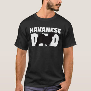 Havanese für Hunde Vater Havanese Papa Havanese T-Shirt