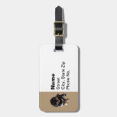 Havanese Gepäckanhänger (Vorderseite vertikal)