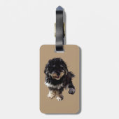 Havanese Gepäckanhänger (Rückseite vertikal)