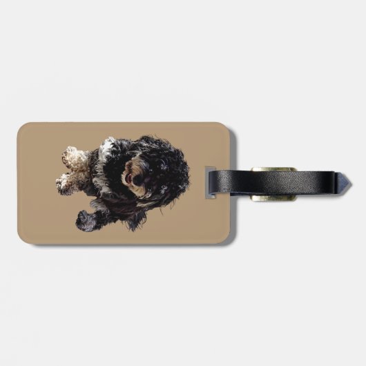 Havanese Gepäckanhänger (Rückseite horizontal)