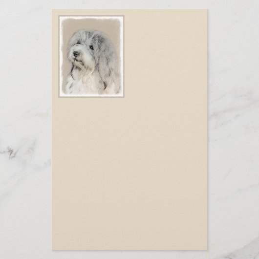 Havanese (Gold Sable) Malerei - Original Hunde Kun (Vorderseite)