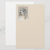 Havanese (Gold Sable) Malerei - Original Hunde Kun (Vorne/Hinten)