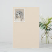 Havanese (Gold Sable) Malerei - Original Hunde Kun (Stehend Vorderseite)