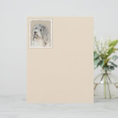 Havanese (Gold Sable) Malerei - Original Hunde Kun (Stehend Vorderseite)