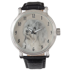 Havanese (Gold Sable) Malerei - Original Hunde Kun Armbanduhr