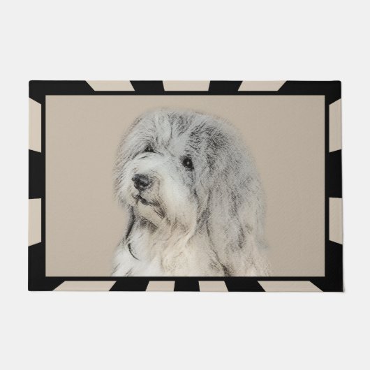 Havanese (Gold Sable) Malerei - Original Hunde Kun Fußmatte (Vorderseite)