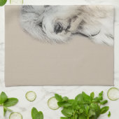 Havanese (Gold Sable) Malerei - Original Hunde Kun Geschirrtuch (Gefaltet)