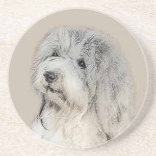 Havanese (Gold Sable) Malerei - Original Hunde Kun Getränkeuntersetzer