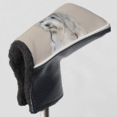 Havanese (Gold Sable) Malerei - Original Hunde Kun Golf Headcover (3/4 Vorderseite)