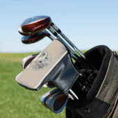 Havanese (Gold Sable) Malerei - Original Hunde Kun Golf Headcover (In Situ)