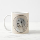 Havanese (Gold Sable) Malerei - Original Hunde Kun Kaffeetasse (Links)
