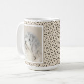 Havanese (Gold Sable) Malerei - Original Hunde Kun Kaffeetasse (Vorderseite Links)