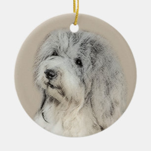 Havanese (Gold Sable) Malerei - Original Hunde Kun Keramikornament