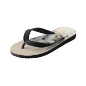 Havanese (Gold Sable) Malerei - Original Hunde Kun Kinderbadesandalen (Schrägansicht)