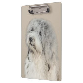 Havanese (Gold Sable) Malerei - Original Hunde Kun Klemmbrett (Links)