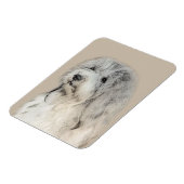 Havanese (Gold Sable) Malerei - Original Hunde Kun Magnet (Linke Seite)
