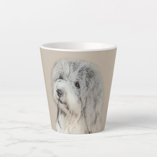 Havanese (Gold Sable) Malerei - Original Hunde Kun Milchtasse (Vorderseite)