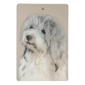 Havanese (Gold Sable) Malerei - Original Hunde Kun Mini Klemmbrett (Rückseite)