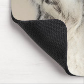 Havanese (Gold Sable) Malerei - Original Hunde Kun Mousepad (Ecke)