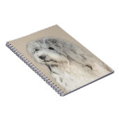 Havanese (Gold Sable) Malerei - Original Hunde Kun Notizblock (Rechte Seite)