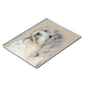 Havanese (Gold Sable) Malerei - Original Hunde Kun Notizblock (Linke Seite)