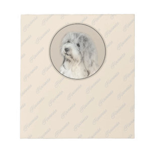 Havanese (Gold Sable) Malerei - Original Hunde Kun Notizblock