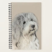 Havanese (Gold Sable) Malerei - Original Hunde Kun Planer (Vorderseite)