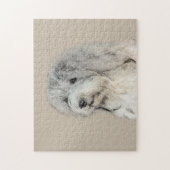 Havanese (Gold Sable) Malerei - Original Hunde Kun Puzzle (Vertikal)