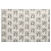 Havanese (Gold Sable) Malerei - Original Hunde Kun Stoff (Fat Quarter (45,7 x 55,9 cm))