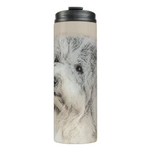 Havanese (Gold Sable) Malerei - Original Hunde Kun Thermosbecher