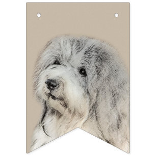 Havanese (Gold Sable) Malerei - Original Hunde Kun Wimpelkette